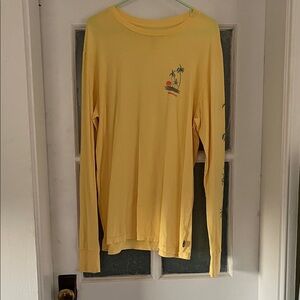 Billabong Yellow Long Sleeve Tee
